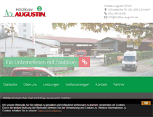 Tablet Screenshot of holzbau-augustin.de